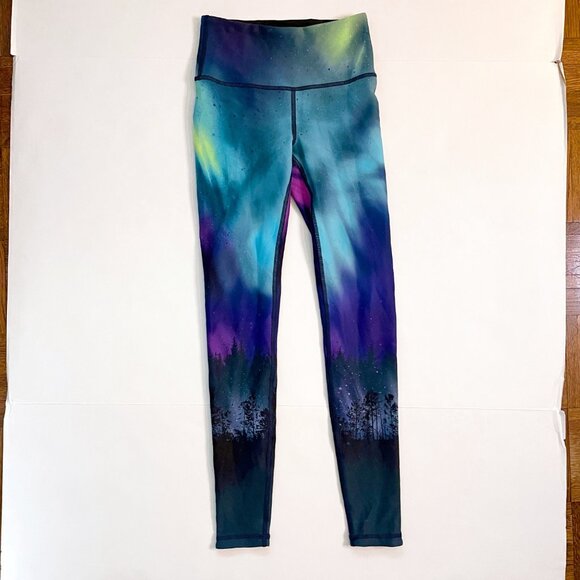 Ivivva Northern Lights Leggings, Size 10 - Picture 1 of 4